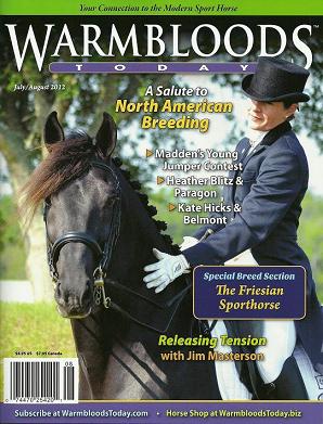 Special feature article about Friesian Sporthorses!