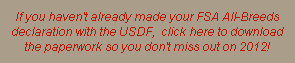 click here for the USDF All-Breeds declaration form (.pdf)