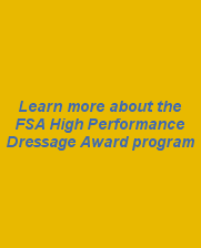 FSA High Performance Dressage Award program